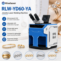 Soudeuse laser portable Riselaser Mini 60W pour bijoux, soudage de l'or et de l'argent, machine de soudage par points de bureau