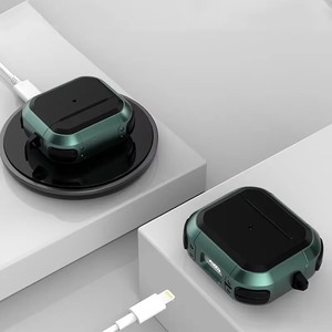 Funda protectora de <span class=keywords><strong>segunda</strong></span> generación para Airpod <span class=keywords><strong>2</strong></span> PC, funda de TPU a prueba de golpes, funda para auriculares con gancho para Airpod 1 <span class=keywords><strong>2</strong></span> 3 Pro - Product Image 6
