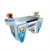2026 Huilexing Premium Machine de jeu de pêche double pour aire de jeux pour enfants, design Panda, équipement d'arcade métallique pour deux joueurs