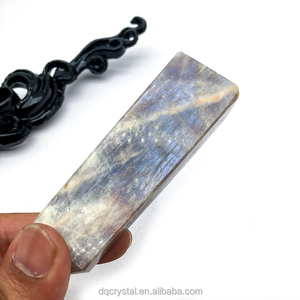 Cristal <span class=keywords><strong>de</strong></span> Piedra Lunar Azul Natural al por Mayor, Punta <span class=keywords><strong>de</strong></span> Cristal Brillante, Obelisco <span class=keywords><strong>de</strong></span> Cristal <span class=keywords><strong>para</strong></span> Sanación Reiki y Meditación - Product Image 2