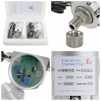 Transmetteur de capteur de vibration antidéflagrant intégré 4-20 mA 0-20 mm/s IP65 ATEX pour moteur, ventilateur, pompe