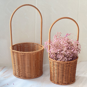 Dệt PP <span class=keywords><strong>wicker</strong></span> Dã Ngoại giỏ với nắp và xử lý mạnh mẽ dệt cơ thể với Có thể giặt lót tùy chọn với công suất lớn - Product Image 3