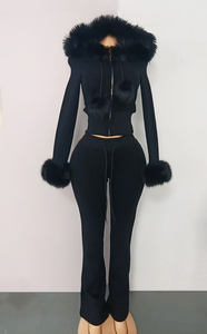 Nuovi Arrivi: Completo Due Pezzi da <span class=keywords><strong>Donna</strong></span> Stile Y2k, Tuta in <span class=keywords><strong>Velluto</strong></span> a Righe con Logo Personalizzato, Giacca con Zip e <span class=keywords><strong>Pantaloni</strong></span> Jogger - Product Image 6