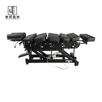 Table de chiropratique moderne en métal 2023 avec commande au pied pour usage hôtelier et en salle de sport – Soin de la colonne vertébrale