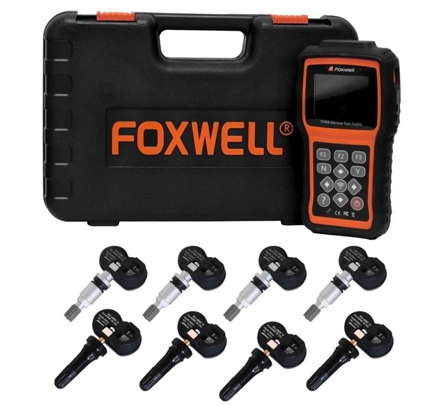 T2000WF TPMS Service Tool WiFi FOXWELL Universal Car Programmer Tool Automotive TPMS Relearn Reset Tools for Ateq Mx One Sensor