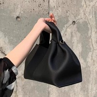 Nouveau Sac à Main de Luxe Tendance, Sac à Bandoulière Quotidien Couleur Unie, Sac Bandoulière Grande Capacité pour Femmes