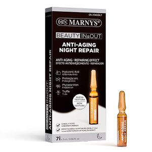 Marnys Beauty In Out Anti-Aging Night Repair 7x2ml Fiale Acido Ialuronico Estratti Vegetali Tartufo - Product Image 1