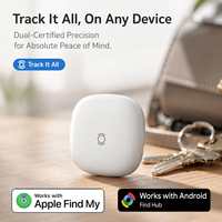 Traceur GPS intelligent pour iOS et Android, mini dispositif anti-perte compatible Bluetooth, localisateur de clés pour portefeuille, animaux de compagnie, enfants, Air Tag