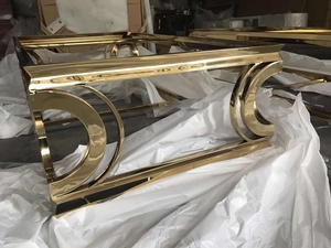 Hiện Đại Giá Rẻ Bàn Cà Phê Bán Buôn Chất Lượng Cao Đồ Nội Thất Phòng Khách Trắng Bạc Khung Kim Loại Đá Cẩm Thạch Vuông Bàn Cà Phê Bộ - Product Image 2