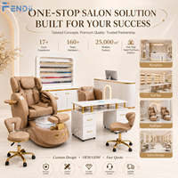 Chaise de pédicure professionnelle personnalisable avec fonction de massage Shiatsu, spa pour les pieds sans tuyauterie et fonction de brumisation