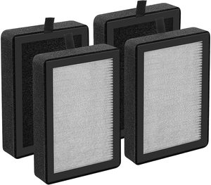 LEVOIT LV-H128-RF 3-en-1 Haute efficacité H13 H13 Filtre à charbon actif de remplacement en usine pour les purificateurs <span class=keywords><strong>d</strong></span>'<span class=keywords><strong>air</strong></span> en voiture - Product Image 1
