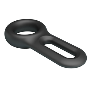 Anillo para Pene <span class=keywords><strong>de</strong></span> Silicona Suave CRAZY BULL, Color Negro, Anillos para Retrasar la Eyaculación, Juguetes Sexuales Pequeños para Hombres, Productos Masculinos - Product Image 3