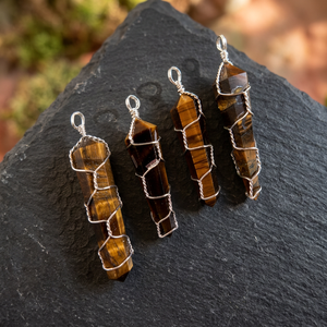 Colgante Hecho a Mano de Aventurina Verde Natural con Punta Doble en Forma de Lápiz Hexagonal, Piedra de Ágata de Cristal con Energía Curativa - Product Image 3
