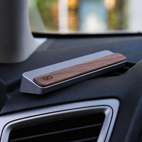 Placa de Matrícula Temporal Personalizada con Logotipo LC para Coche, Letrero Oculto con Número de Teléfono, Tarjeta de Estacionamiento para el Tablero, Accesorios Interiores para Automóvil