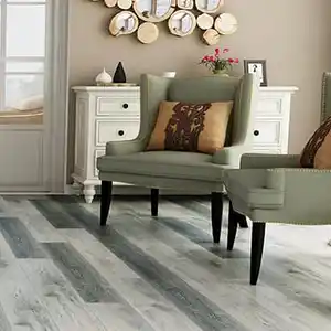 Planche de vinyle de luxe spc click 5.2mm 12mil couche d'usure revêtement de sol lvt étanche