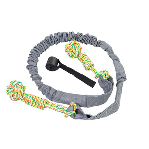 Dog Eco-Friendly Nylon Outdoor Bungee Hanging Interactive Tether Tug Chew Toy for <b>Exercise</b> & Solo Play - Product Image 3