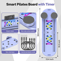Appareil de fitness multifonctionnel pliable et compact pour abdominaux et pompes, avec retour automatique, pour la maison