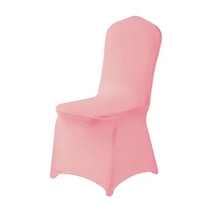 Spandex Chair Covers for High Back Chairs in Stretch Polyester Washable Fabric for Wedding Party Hotel Outdoor
