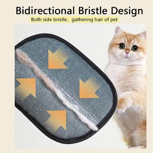 Fast Delivery New <b>Pet</b> Grooming Gloves Cat Grooming Gloves for Dog Cat <b>Brush</b> Glove for Carpet <b>Pet</b> Hair Remover Sofa Cleaning - Product Image 3