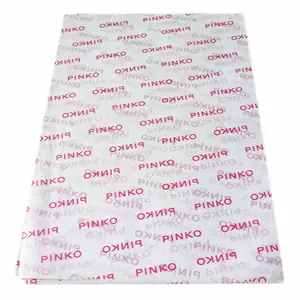 Customised color logo printed gift wrap tissue silk paper for packaging