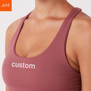 Custom Logo Nylon Double Liner <strong>Tank</strong> <strong>Top</strong> Thick Straps Yoga <strong>Racer</strong> Back <strong>Tank</strong> <strong>Top</strong> Fitness Active Wear <strong>Tank</strong> <strong>Top</strong> for Women - Product Image 6