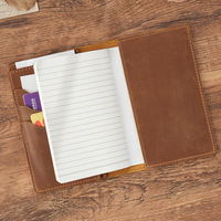 de qualité supérieure avec fentes pour cartesBoucle de stylo Étui pour ordinateur portable en cuir véritable haute capacité