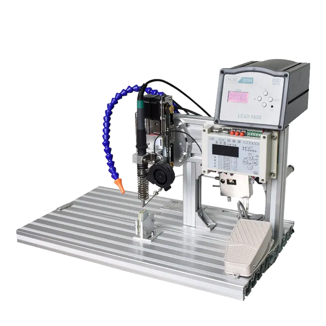 High Precision Semi-Automatic Soldering Machine for PCB and Connector Assembly with Adjustable Temperature Control