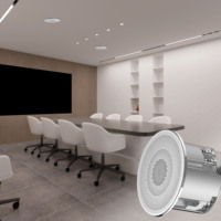 Haut-parleur de plafond en aluminium BS22 de 2,5 pouces, 15 W, haut-parleur de plafond réseau, intérieur