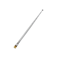Mini antenne télescopique radio FM portable en aluminium pour radio UHF Custom Vertical Wavelink 630mm LE200 50W