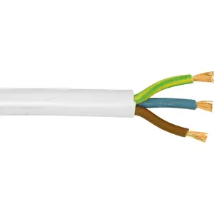 Cable Flexible de 2,5mm de 3 núcleos con aislamiento de PVC, cable conductor de cobre multinúcleo
