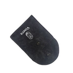 Kích Thước Trung Bình Rộng Logo Emboss Microsuede Suede Velvet Microfiber Phong Bì Trang Sức Pouch Túi Với Dây Rút Snap Nút Cho Quà Tặng - Product Image 4