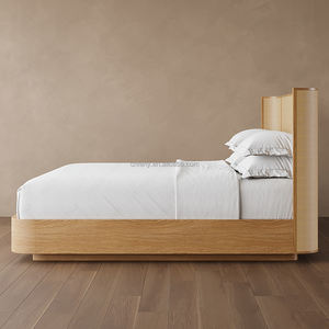 Ферли Современный японский стиль укрытие кровать ручной работы из массива дерева для спальни - Product Image 2