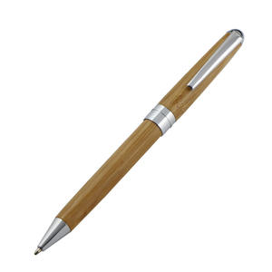 Meilleur cadeau, stylo en bambou de luxe, stylo à bille personnalisé, recyclé, écologique, à mécanisme rotatif - Product Image 1