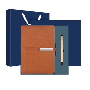 Cuaderno de Alta Calidad Personalizado, Impermeable, de Papel de Piedra, Tapa Dura A5, con Cubierta de Cuero PU, con Juego de Bolígrafos de Regalo para Hombres de Negocios - Product Image 5