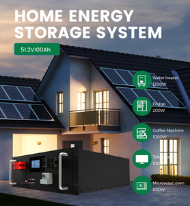 Lớp 51.2V 5KW thông minh JK BMS LiFePO4 treo tường Pin gói có thể giao tiếp 6000 + Chu kỳ sâu nhà Hệ thống lưu trữ năng lượng - Product Image 2