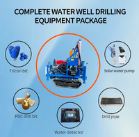 Nouvelle machine de forage de puits d'eau sur chenilles de haute qualité, 200 m, pour puits profonds au Congo
