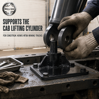 Support de vérin de levage de cabine pour camion minier HOWO MT86, référence 27130102761, support de montage en acier soudé, pièces de rechange, vente en gros Chine