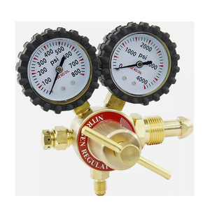 ตัวปรับแรงดันไนโตรเจนแรงดันสูง พร้อมเกจวัดแรงดันไนโตรเจนทองเหลือง 0-800PSI เกลียวใน G5/8 สำหรับแก๊ส CO2 ส่งออกจากเวียดนาม - Product Image 5