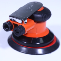 Lijadora Orbital Neumática Universal de Mano de 5 Pulgadas, Alta Eficiencia, Velocidad Variable, Grado Industrial, para Automoción