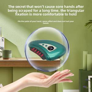 Eléctrico Gua Sha Vibración Calefacción Gua Sha Lifting Vibrador Cara Cuello Masajeador - Product Image 5