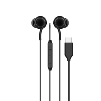 Earphone In-ear Berkabel YooKiE ETL02 Tipe-C Terlaris dengan Kontrol Volume Mic, Driver 14mm, Transmisi Digital, Tahan Air IPX-4, 1.2M