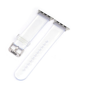 <span class=keywords><strong>Correa</strong></span> de Reloj Inteligente Transparente de PVC <span class=keywords><strong>para</strong></span> <span class=keywords><strong>Apple</strong></span> <span class=keywords><strong>Watch</strong></span> IWatch Series <span class=keywords><strong>8</strong></span>/7/6/5/4/3/2/1 - Product Image 5