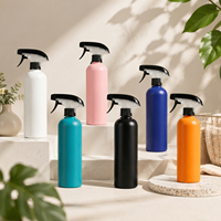 Bouteille pulvérisateur vide en PET de 800 ml avec logo personnalisé et impression sérigraphique pour savon liquide et produits de nettoyage