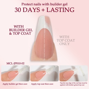 Fácil de usar, varios tamaños de <span class=keywords><strong>manicura</strong></span> redonda corta, cubierta de decoración de uñas postizas, puntas de uñas francesas artificiales para mujeres - Product Image 3