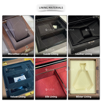 Boîte cadeau de luxe personnalisée pour parfum, vitrine de présentation, boîte d'emballage en bois laqué piano à double porte pour vin