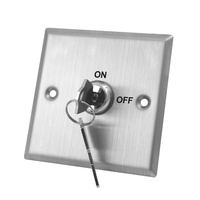 Sistema de Alarma de Seguridad, Botón de Salida con Interruptor de Llave de Acero Inoxidable para Apertura de Puerta