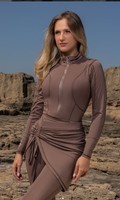 Maillot de bain sportif musulman modeste UPF 50+ en tissu à séchage rapide, style burkini, grande taille, ensemble 3 pièces