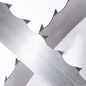 Cuchillas de sierra de cinta horizontal <span class=keywords><strong>EJ</strong></span> de grado industrial de 1 1/<span class=keywords><strong>4</strong></span> pulgadas (158 pulgadas) con dientes endurecidos blancos para máquinas de sierra de cinta horizontal Outback, personalizables OEM - Product Image 3