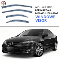 Pare-soleil et déflecteur de fenêtre pour Mazda 6 Atenza Sport MK1 MK2 MK3 2003-2025 – Protection contre le soleil et la pluie
