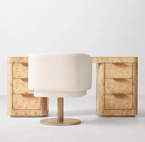 RH Amerikanischer Landhausstil Massivholz Kinderschreibtisch Amerikanischer Retro Höhenverstellbarer Schreibtisch in Wunschfarbe Eichen-Maserung Oberfläche Verfügbar - Product Image 3